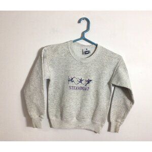Vintage Steamboat Colorado Ski Sweatshirt Youth Small